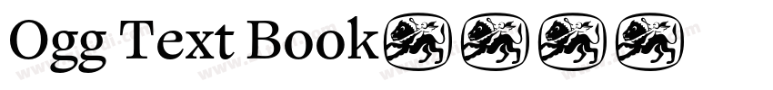 Ogg Text Book字体转换